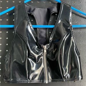 Blackmilk Raise Hell Zip Crop. Size S